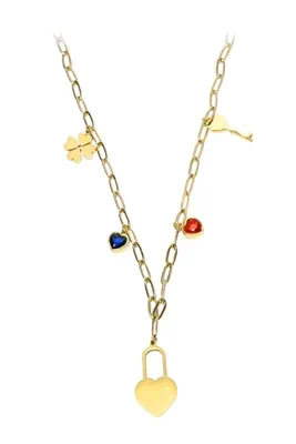Collier breloque coeur Or