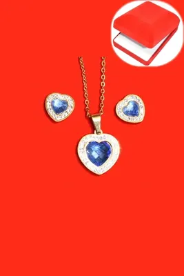 Coffret rouge cadeaux coeur Or