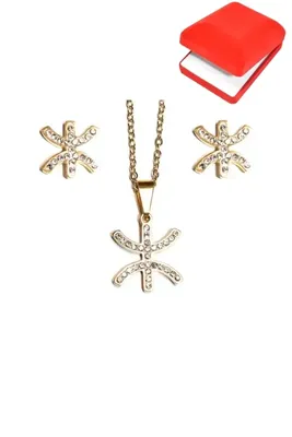 Coffret rouge cadeaux yaz fatma Or