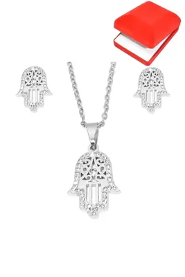 Coffret rouge cadeaux main de Fatma Argent