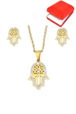 Coffret rouge cadeaux main de Fatma Or