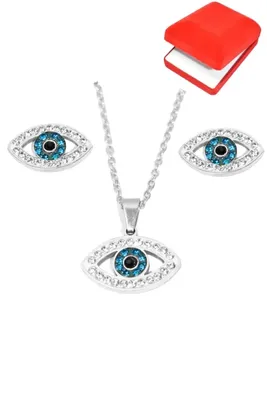Coffret rouge cadeaux oeil de Fatma Argent