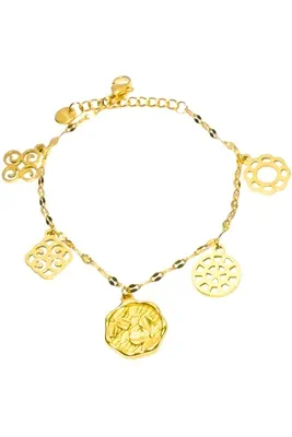 Bracelet breloque Or