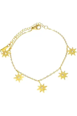 Bracelet breloque étoile Or