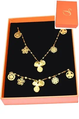 Coffret cadeaux breloque Or