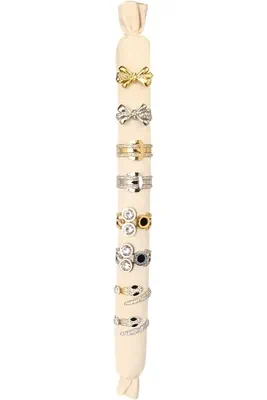 Bague en lots avec présentoire Or EA7836 