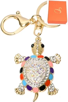 porte-cle tortue Or