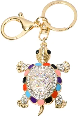 porte-cle tortue Or