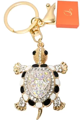 porte-cle tortue Or
