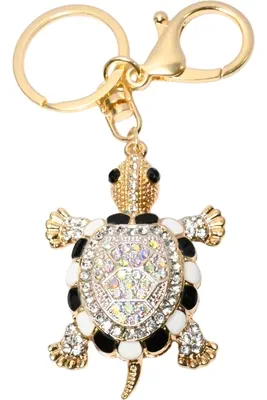 porte-cle tortue Or