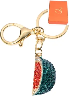 porte-cle pastèque Or