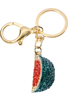 porte-cle pastèque Or