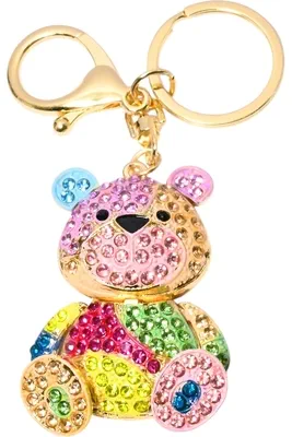 porte-cle ours Or