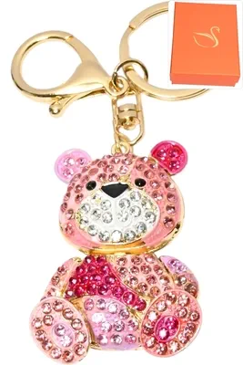 porte-cle ours Or