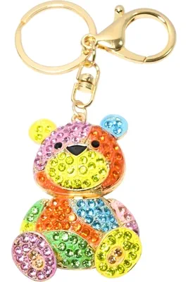 porte-cle ours Or