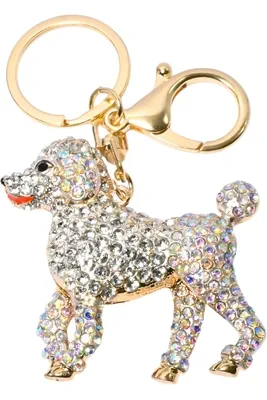 porte-cle chien Or
