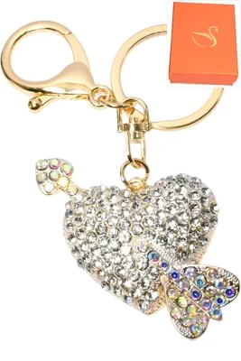 porte-cle coeur Or