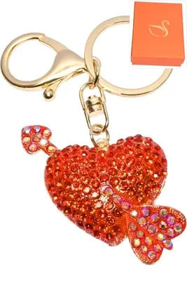 porte-cle coeur Or