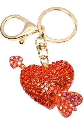 porte-cle coeur Or