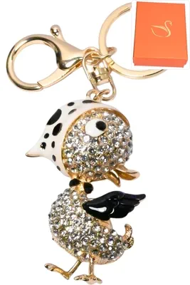 porte-cle canard Or