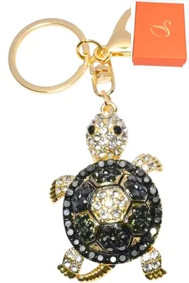porte-cle tortue Or