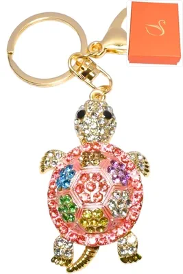 porte-cle tortue Or