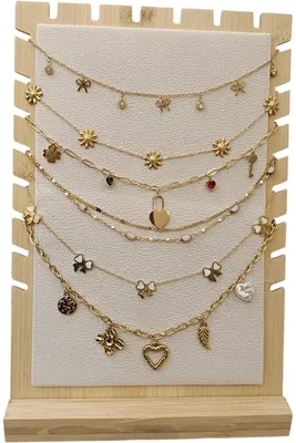 Collier en lots avec présentoir Or 7C0B6F