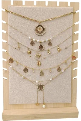 Collier en lots avec présentoire Or E06ED8