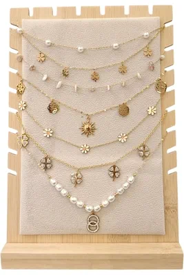 Collier en lots avec présentoire Or FD8420