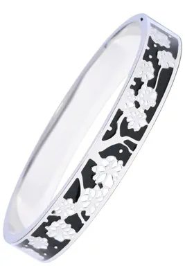 Jonc en émail Argent 0395F3