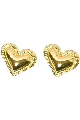 Boucle-d-oreille coeur Or 26394D