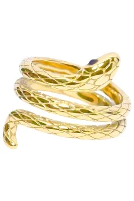 Bague taille 20mm serpent Or 3082CE