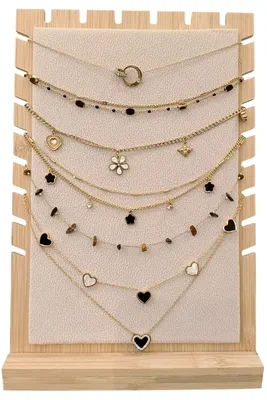 Collier en lots avec présentoire Or 3FDD5C