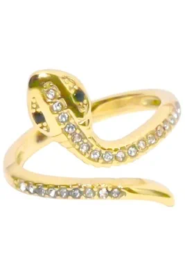 Bague breloque étoile serpent Or 420980