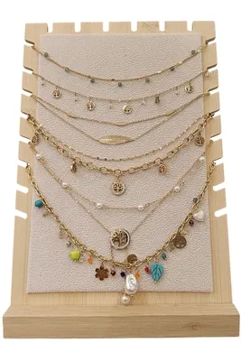 Collier en lots avec présentoire Or 602922
