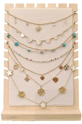 Collier en lots avec présentoire Or ADD941