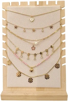 Collier en lots avec présentoire Or CDE315