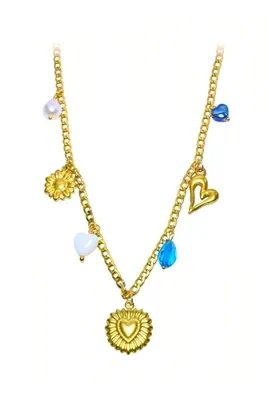 Collier breloque coeur Or F78DAC
