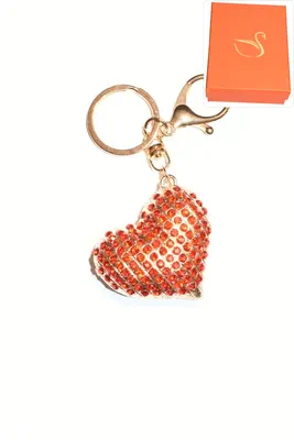 porte-cle Coffret cadeaux coeur Or