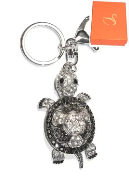 porte-cle Coffret cadeaux tortue Argent