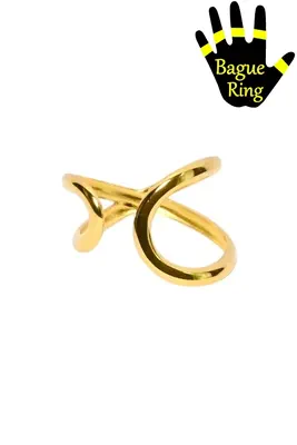 Bague taille réglable Or