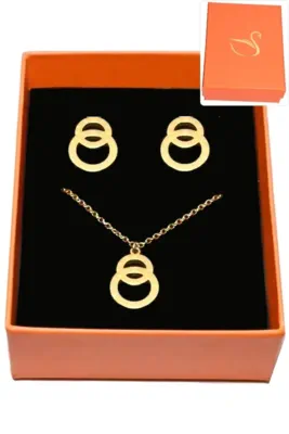 Coffret infini parure bijoux collection hervé aliex Or