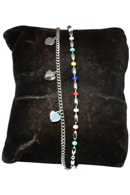 Bracelet coeur Argent