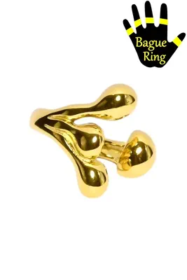 Bague taille réglable Or