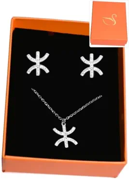 Coffret yaz fatma parure bijoux collection hervé aliex Argent