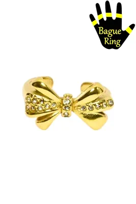 Bague taille réglable Or