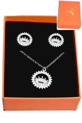 Coffret oeil parure bijoux collection hervé aliex Argent