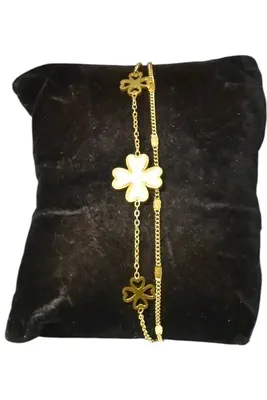 Bracelet tréfle Or