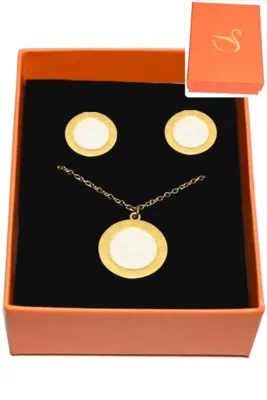 Coffret chiffre romain parure bijoux collection hervé aliex Or