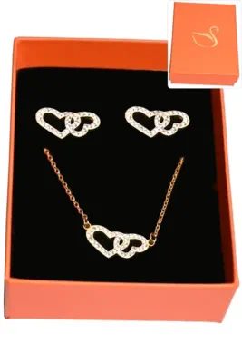Coffret coeur parure bijoux collection hervé aliex Or